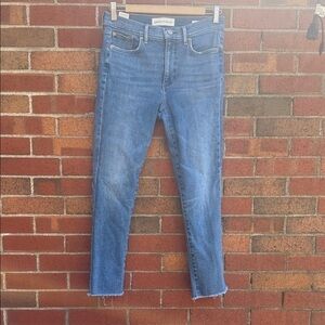 Denim Forum The Nico Mid Rise Skinny Crop Jeans - Size 29